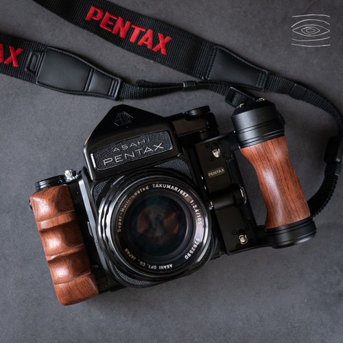 Impugnatura fotocamera legno