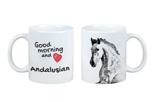 Andaluso tazza con cavallo