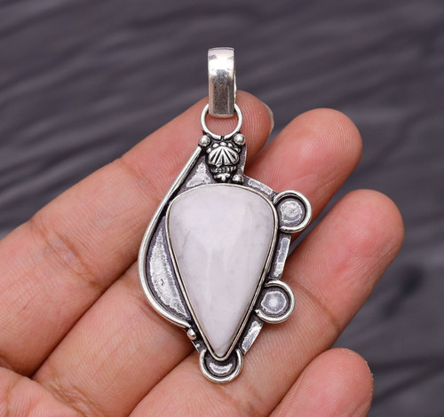 Ciondolo gioiello howlite - ciondolo,