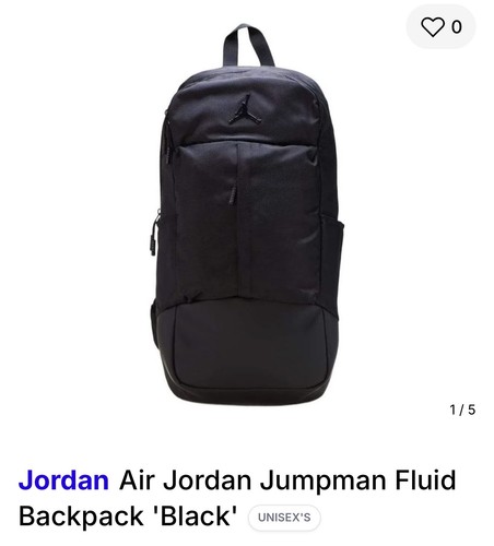 Zaino nike jordan nero - nero, uomo