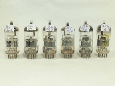 6 * tubes ECC88 various label but made by Philips for Audio Research Reference 6