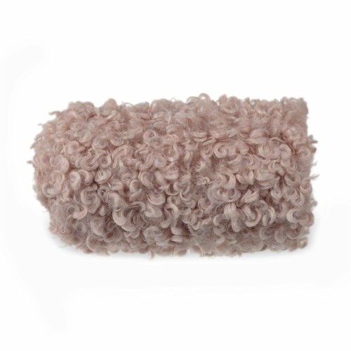 Nastro peluche riccio rosa - nastro,