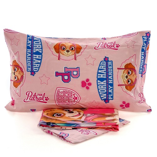 Lenzuola paw patrol - paw, rosa