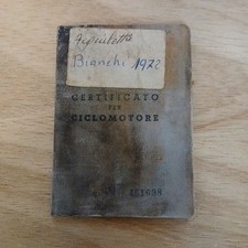 antico librettino per moto