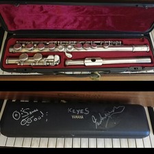 Flauto Flute Yamaha yfl-221s autografato Signed Ian Anderson James Moody JAZZ