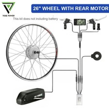 36V 26 "Kit di conversione ruota libera posteriore per motore bici elettrica