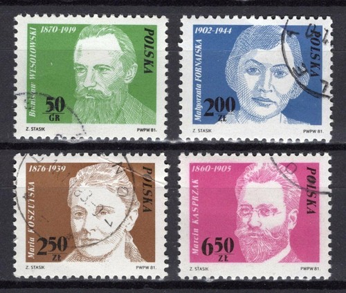 Polonia 1981 personaggi famosi - polonia,