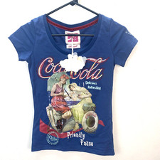 Top Coca Cola Atelier Fix design vintage ricamato taglia XSmall
