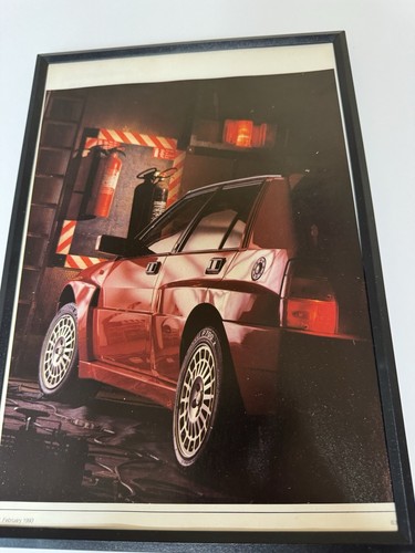 Framed original lancia delta - lancia,