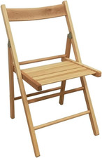Sedia Pieghevole in Legno Di