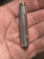 parker 75 cisele argento sterling stilografica solo tappo!