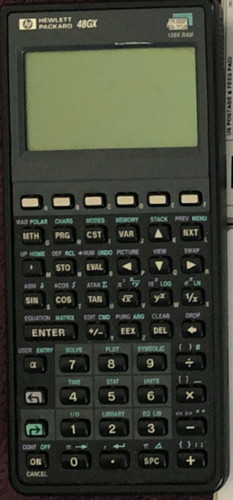 48gx 128kb rpn - 128kb, calcolatrice