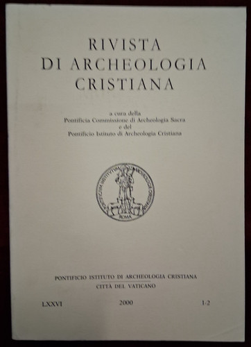 Rivista archeologia cristiana - archeologia,