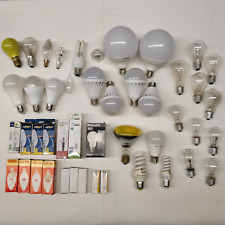 Lotto stock 45 lampadine lampade ad incandescenza alogene a Led E14 E27 in vetro