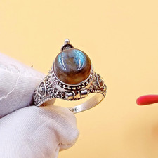 Anello veleno labradorite