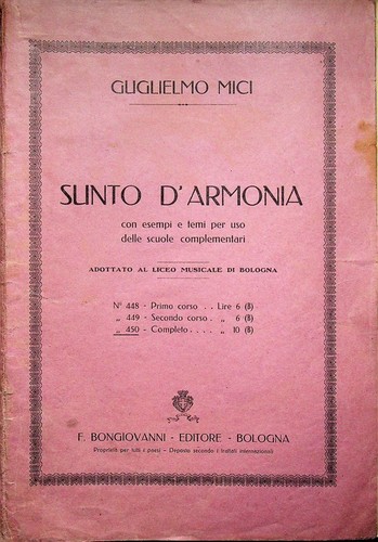 Sunto armonia con esempi - sunto, e
