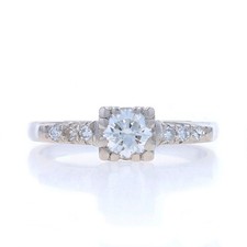 Platino Diamante Art Déco