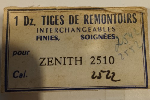 Tige remontoir zenith cal - zenith,