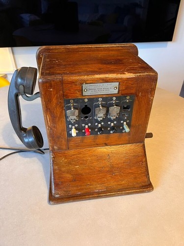 Telefono centralino antico - , in