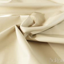 Tessuto Ecopelle Finta Pelle Rivestimento Letto Divano Avorio al 1/2 metro 50 Cm