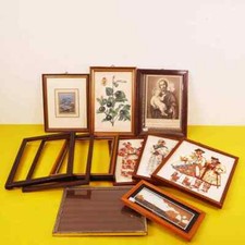 lotto di cornici vintage 11 pezzi