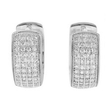 1 KT Donna Uomo Orecchini 14K