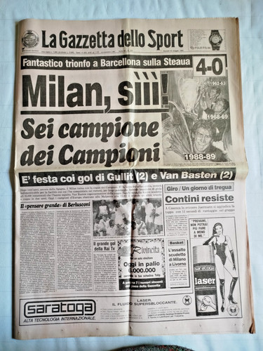 Gazzetta dello sport maggio - sport, 25