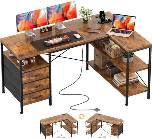 Scrivania angolare 120cm - angolare, con