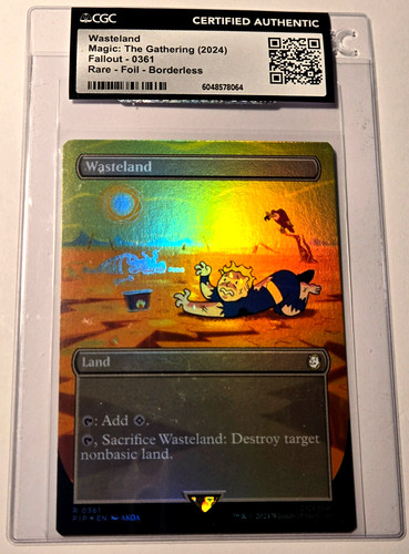 Wasteland foil cgc fallout - foil,