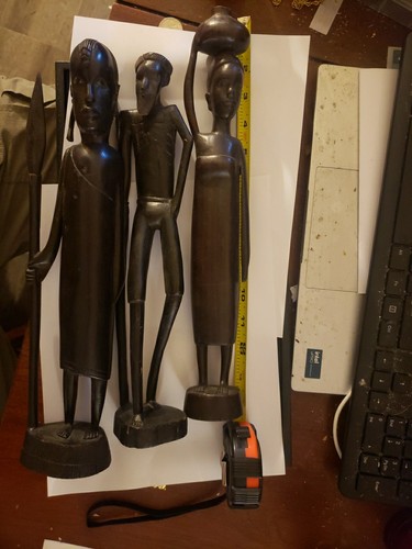 Statue africane vintage - statue,