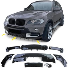 Kit carrozzeria Performance anteriore posteriore nero lucido adatto per BMW X5 E70 07-10