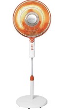 Stufa Elettrica Piantana in Carbonio con Parabola oscillante 1000W diametro 41cm