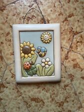 quadretto thun girasole, coccinella