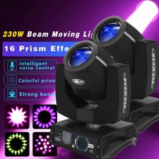 2x 230W 7R Beam Moving Head DJ