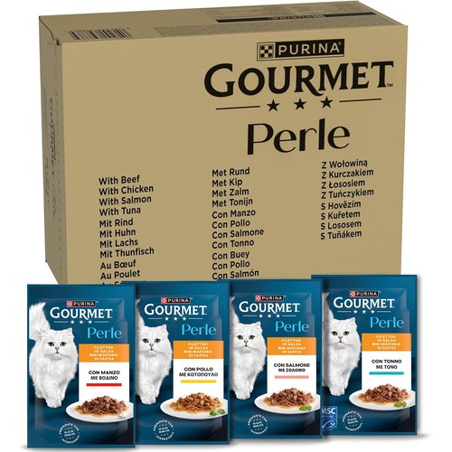Gourmet perle cibo umido gatto - umido,