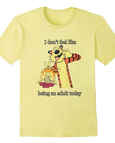 Maglietta calvin hobbes non - maglietta,