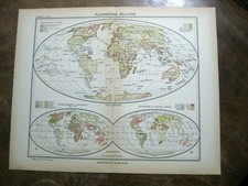 antica mappa PLANISFERO