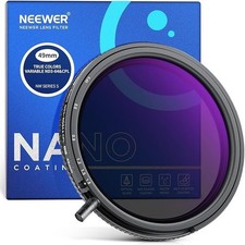 NEEWER 49mm True Colors Filtro ND&CPL variabile con putter, ND3-64 (1,5-6 stop)