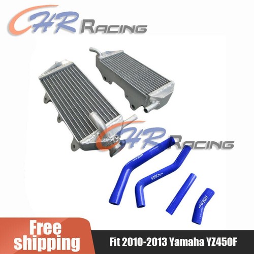 Aluminum radiator blue hose - radiator&blue,