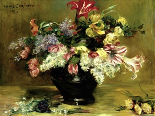 Quadro vaso fiori tulipani - vaso,