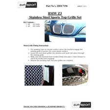 BMW Z3 Set Completo Griglia