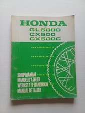 HONDA CX 500 - CX 500 C - GL 500 D 1982 manuale officina originale