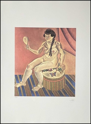 Joan miro nudo con specchio - joan,