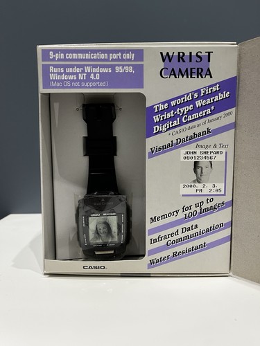Casio wrist camera - wrist,