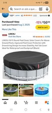 LXKCKJ 16 Ft Round Pool Cover