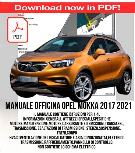 Manuale officina opel - manuale, d'officina