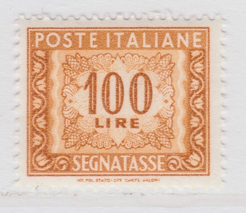 Italia segnatasse 1955 - italia, 100