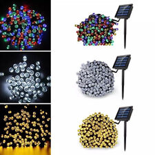 Catena luminosa natalizia con led luci Natale ad energia ricarica solare esterno