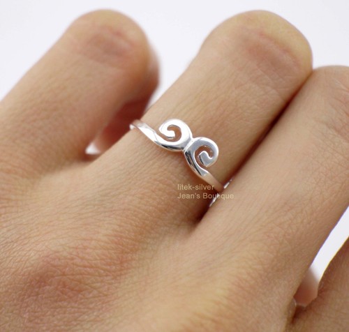 Anello midi argento - midi,