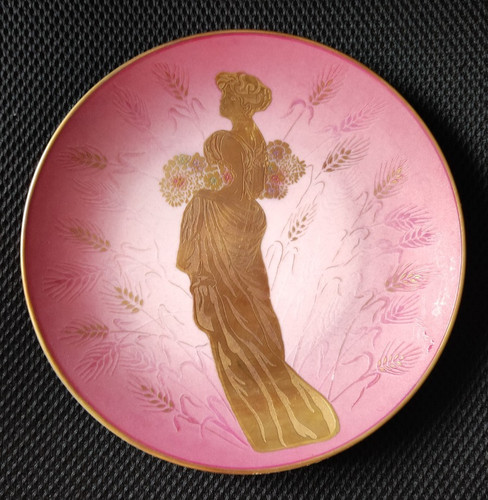 Piatto ceramica oro - oro, 24k